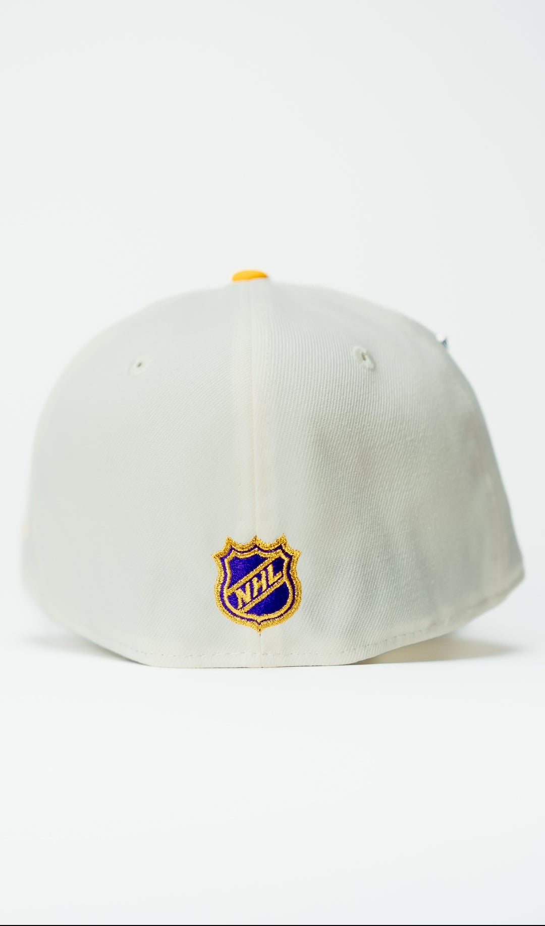 NEW ERA EXCLUSIVE 59FIFTY CHROME/PURPLE LOS ANGELES KINGS W/ STAPLES CENTER SIDE PATCH