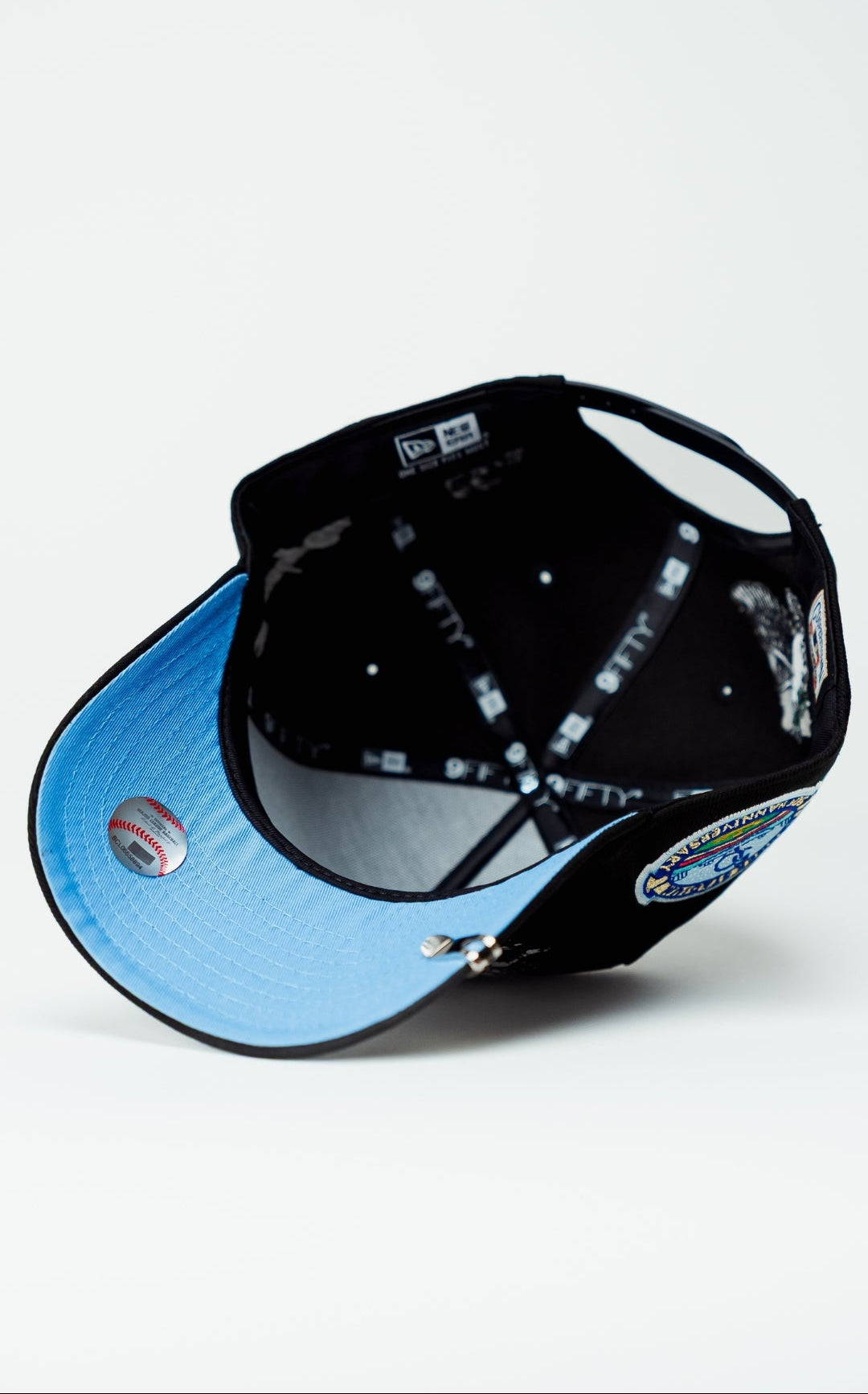 NEW ERA 9FIFTY A-FRAME BLACK LOS ANGELES DODGERS "HEAVENLY CITY" W/ 50TH ANNIVERSARY SIDE PATCH