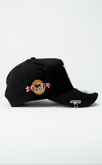 NEW ERA 9FIFTY A-FRAME BLACK LOS ANGELES DODGERS SNAPBACK W/ SHOHEI OHTANI SIDE PATCH