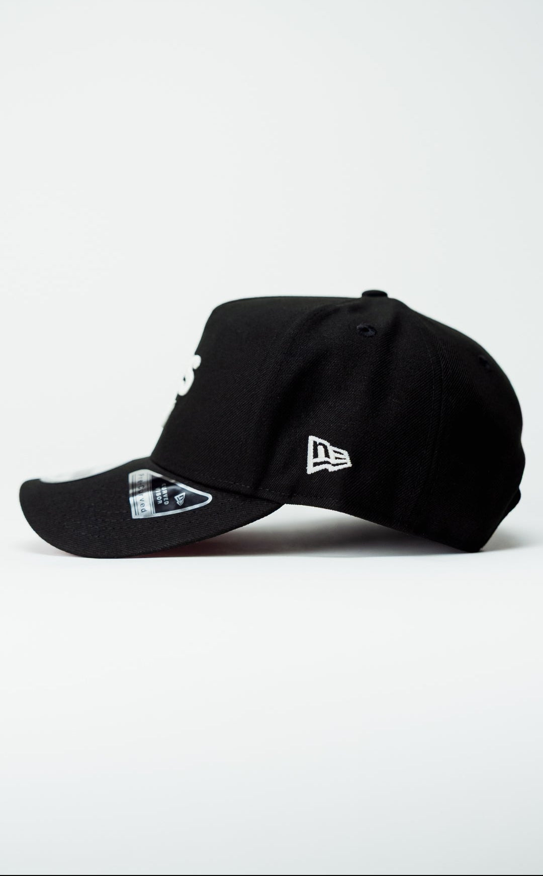 NEW ERA 9FIFTY A-FRAME BLACK OAKLAND ATHLETICS SNAPBACK W/ 25TH ANNIVERSARY SIDE PATCH