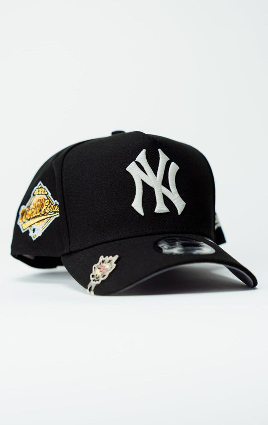 NEW ERA 9FIFTY A-FRAME BLACK NEW YORK YANKEES SNAPBACK W/ 1996 WORLD SERIES SIDE PATCH