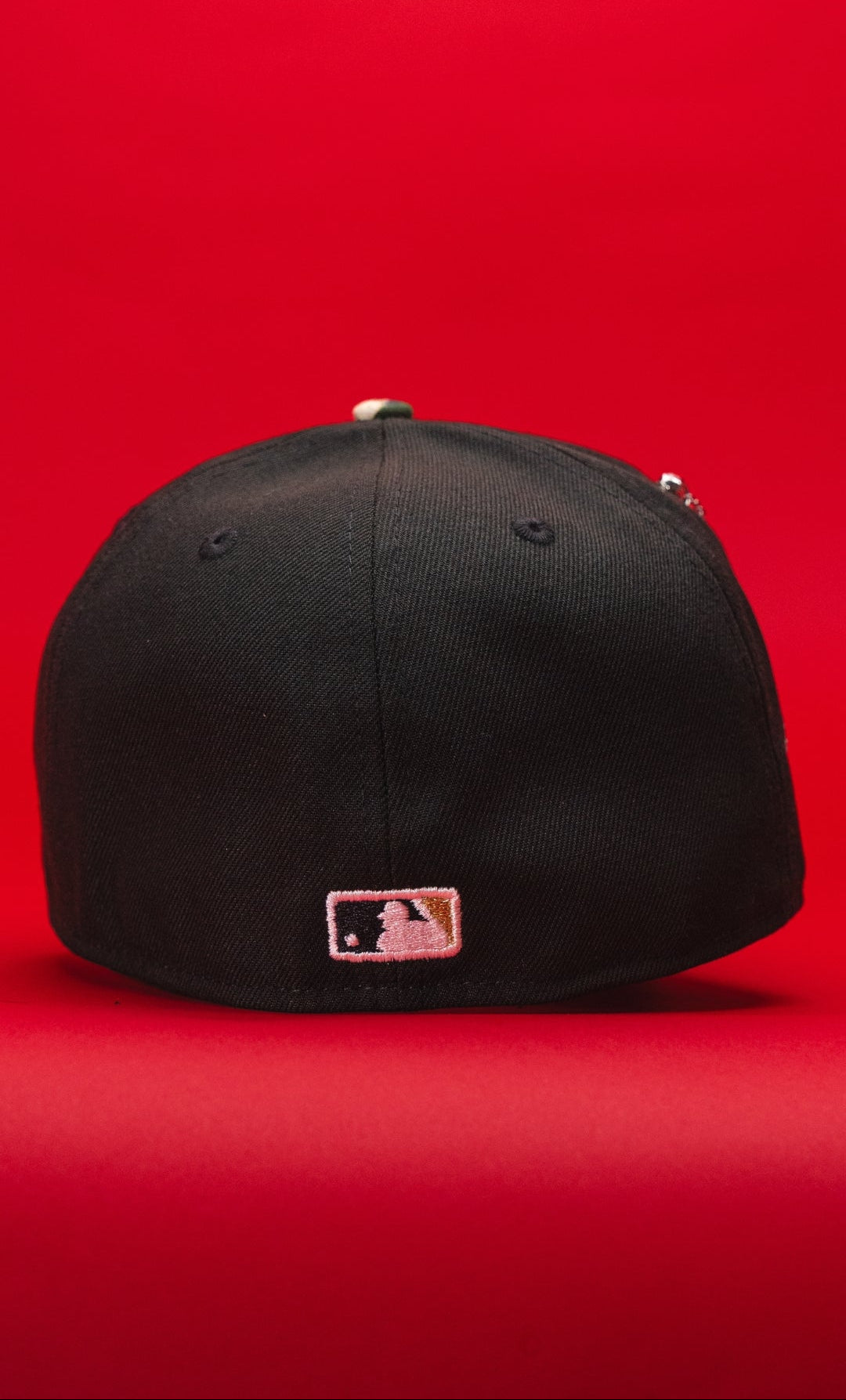 NEW ERA EXCLUSIVE 59FIFTY BLACK/REALTREE LOS ANGELES DODGERS "HEAVENLY CITY" W/ 2024 WORLD CHAMPIONS SIDE PATCH