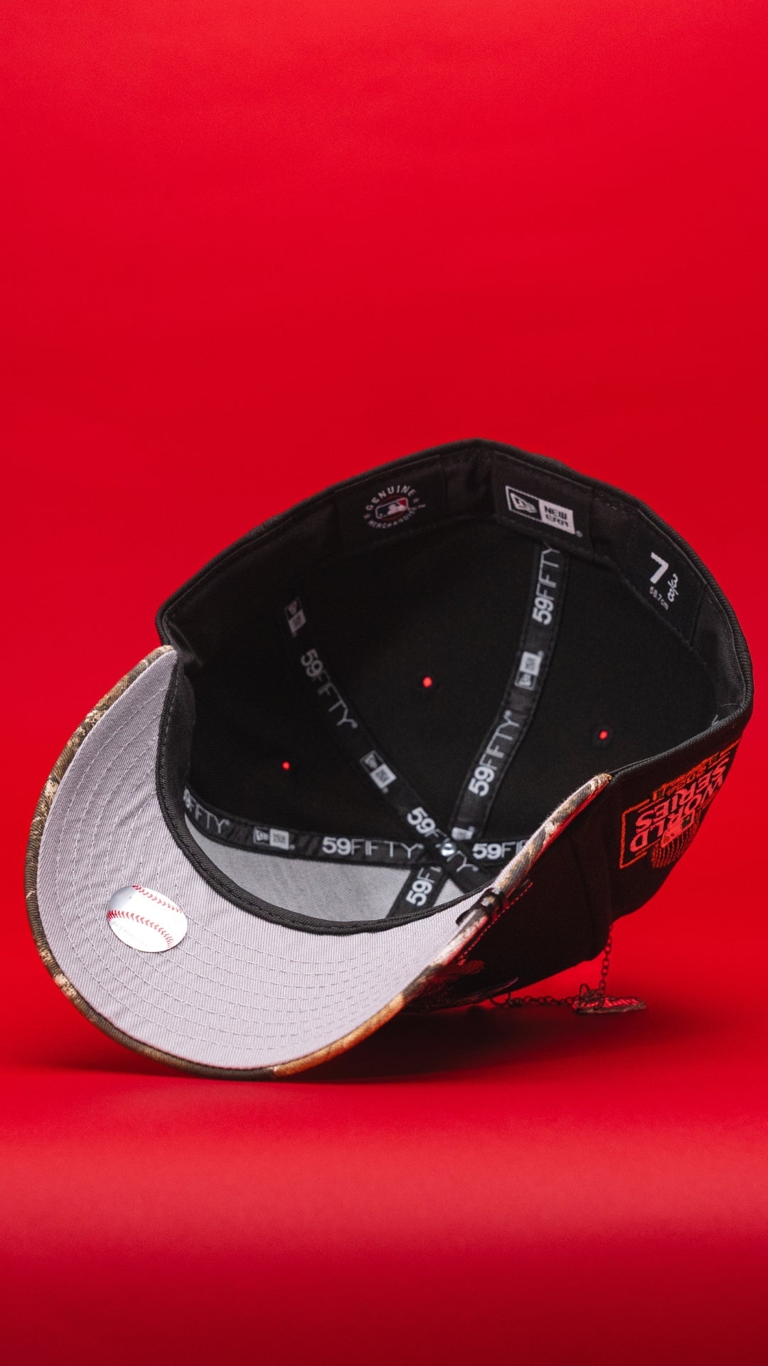 NEW ERA EXCLUSIVE 59FIFTY BLACK/REALTREE LOS ANGELES DODGERS "CITY OF ANGELS" W/ 2024 WORLD SERIES SIDE PATCH