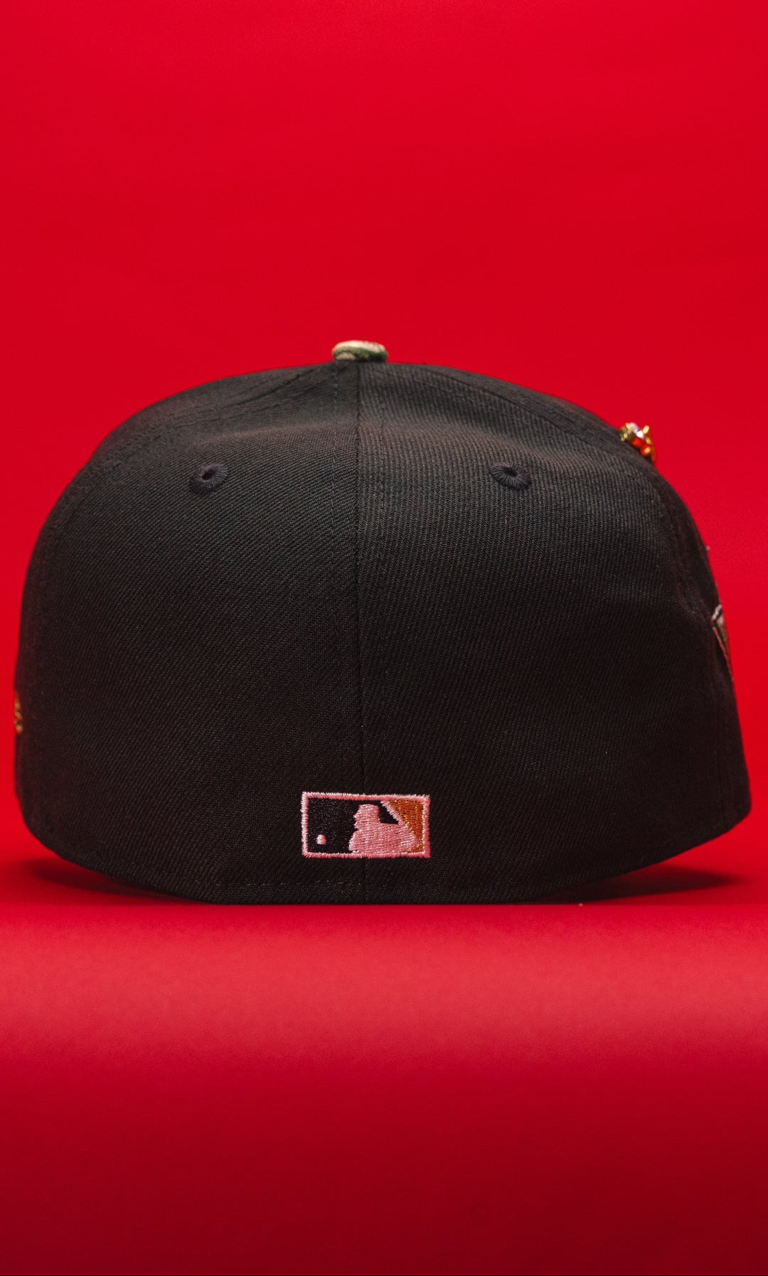 NEW ERA EXCLUSIVE 59FIFTY BLACK/REALTREE LOS ANGELES DODGERS W/ EMBROIDERY + 75TH WORLD SERIES SIDE PATCH