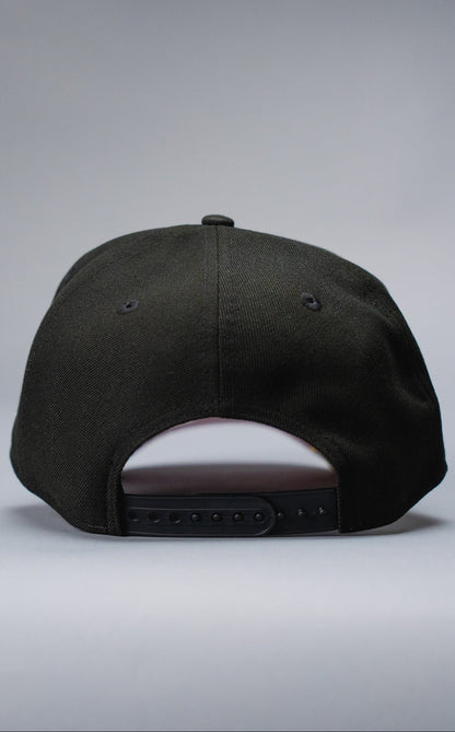 NEW ERA 9FIFTY A-FRAME BLACK ATLANTA BRAVES SNAPBACK W/ ALL STAR GAME SIDE PATCH