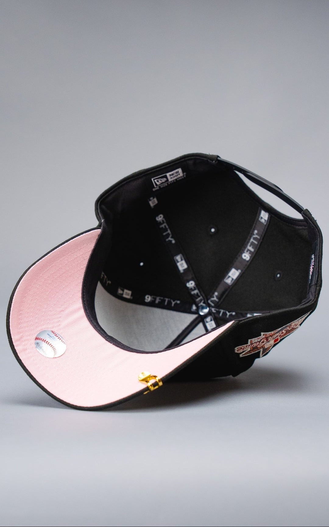 NEW ERA 9FIFTY A-FRAME BLACK ATLANTA BRAVES SNAPBACK W/ ALL STAR GAME SIDE PATCH