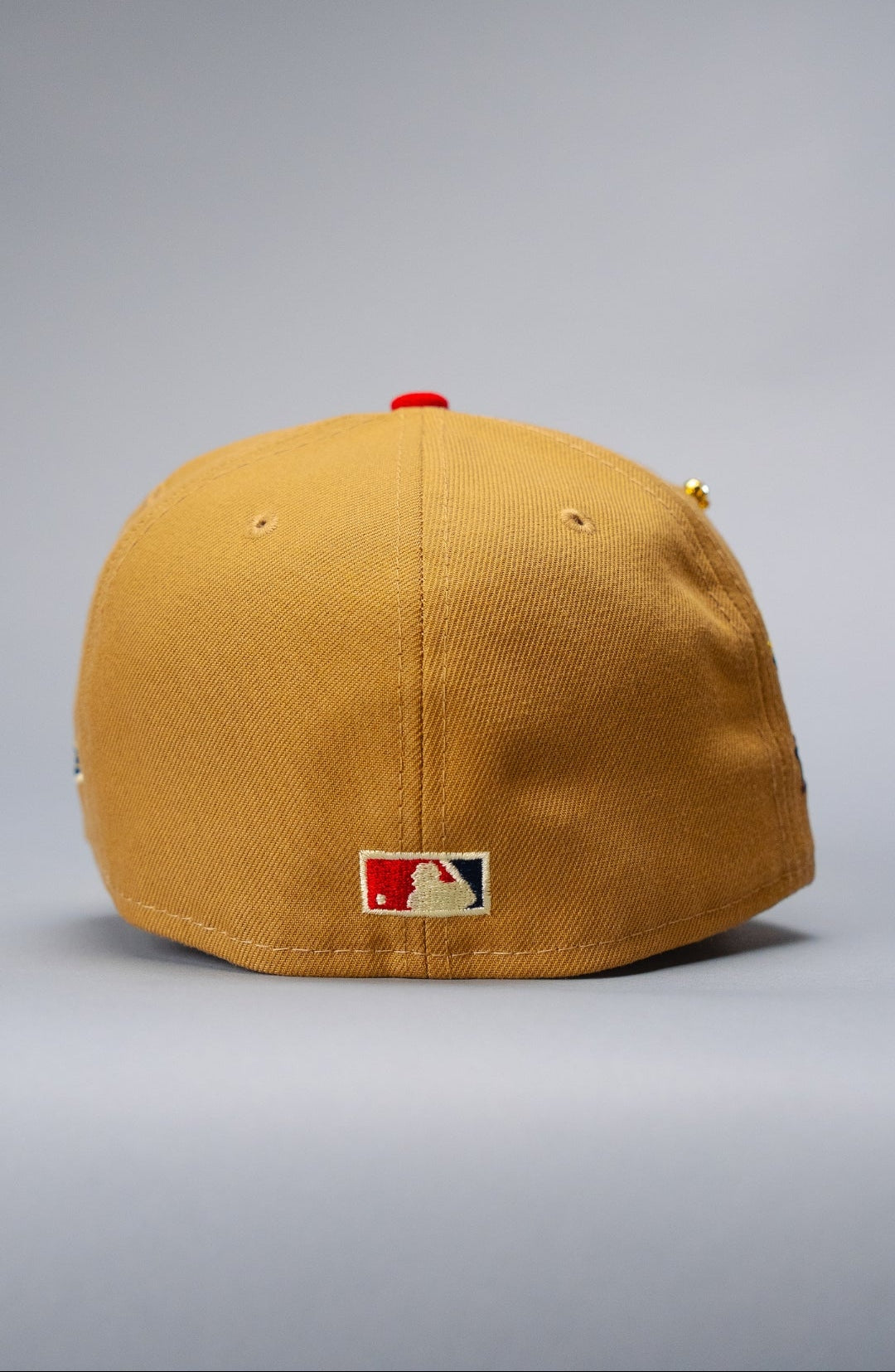 NEW ERA EXCLUSIVE 59FIFTY BEIGE/YELLOW CHICAGO CUBS W/ 1990 ALL STAR GAME PATCH