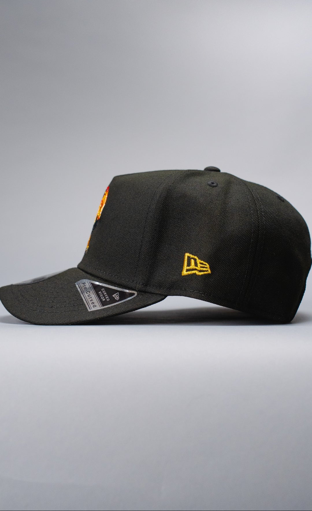 NEW ERA 9FIFTY A-FRAME BLACK EL GALLO SNAPBACK W/ NEW ERA FLAG SIDE PATCH