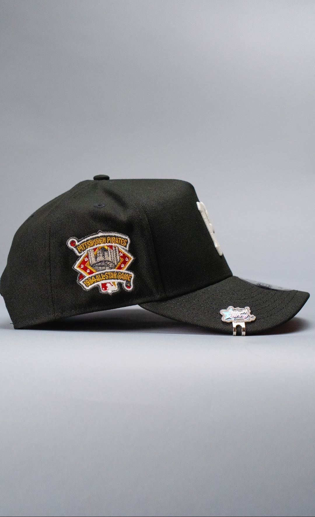 NEW ERA 9FIFTY A-FRAME BLACK PITTSBURGH PIRATES SNAPBACK W/ ALL STAR GAME SIDE PATCH