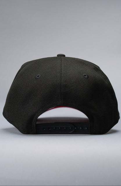 NEW ERA 9FIFTY A-FRAME BLACK DETROIT TIGERS SNAPBACK W/ SIDE PATCH