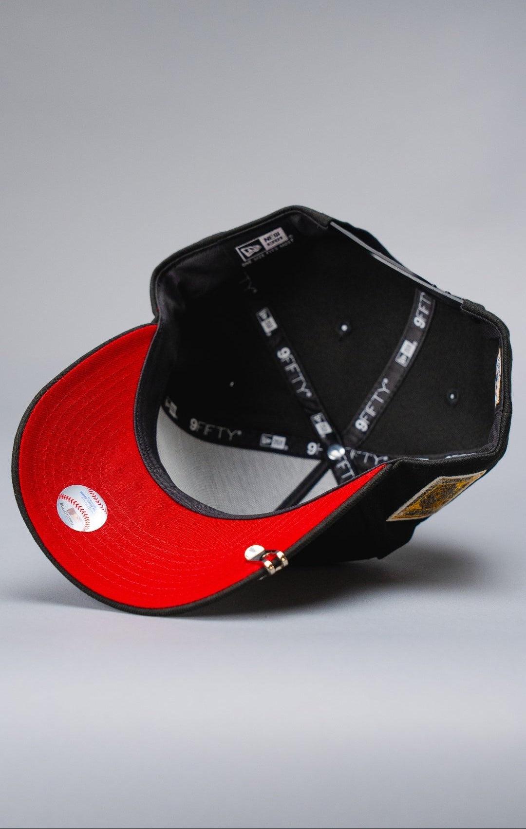 NEW ERA 9FIFTY A-FRAME BLACK DETROIT TIGERS SNAPBACK W/ SIDE PATCH