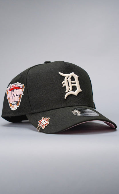 NEW ERA 9FIFTY A-FRAME BLACK DETROIT TIGERS SNAPBACK W/ ALL STAR GAME SIDE PATCH