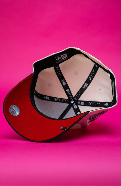 NEW ERA 9FIFTY A-FRAME CHROME/FOREST GREEN ATLANTA BRAVES SNAPBACK W/ 2000 ALL STAR GAME SIDE PATCH