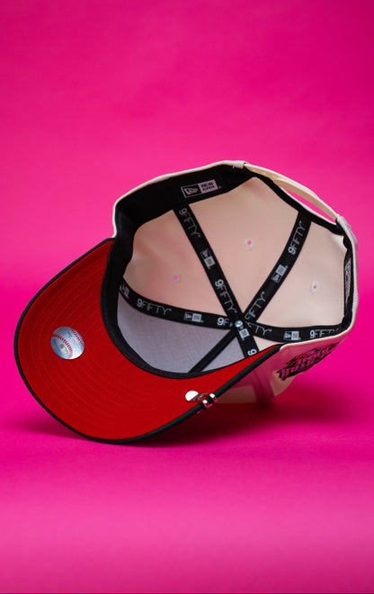 NEW ERA 9FIFTY A-FRAME CHROME/FOREST GREEN SAN DIEGO PADRES SNAPBACK W/ ALL STAR GAME SIDE PATCH