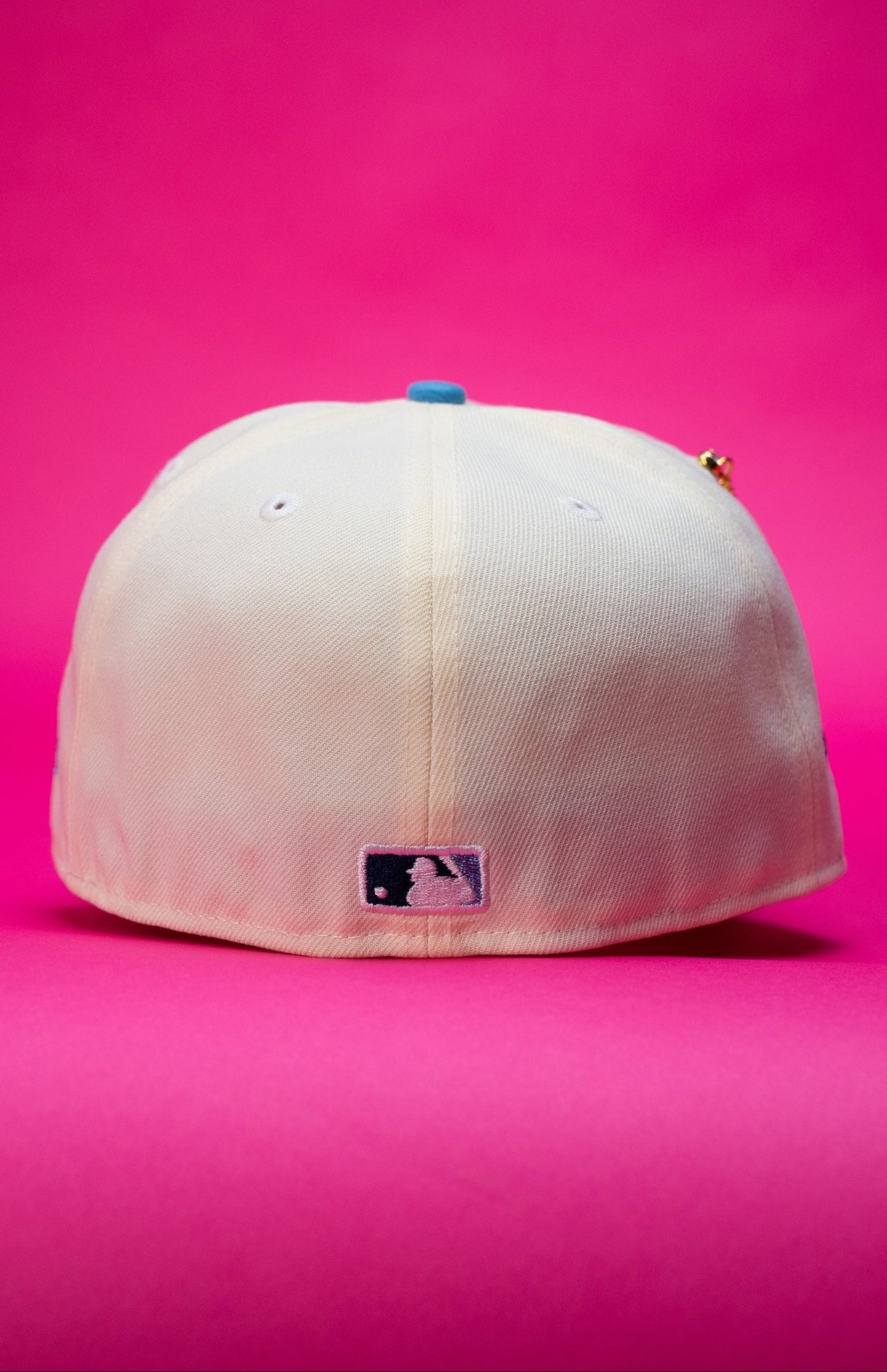 NEW ERA EXCLUSIVE 59FIFTY CHROME/ICY BLUE LOS ANGELES DODGERS "CITY OF ANGELS" W/ 100TH ANNIVERSARY SIDE PATCH