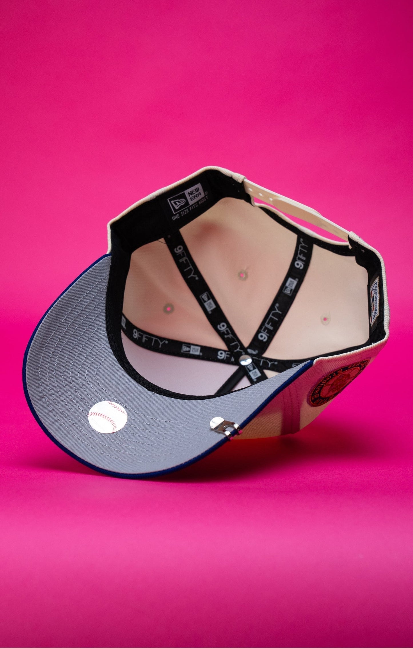NEW ERA 9FIFTY A-FRAME CHROME/BLUE DETROIT TIGERS SNAPBACK W/ BRIGGS STADIUM SIDE PATCH