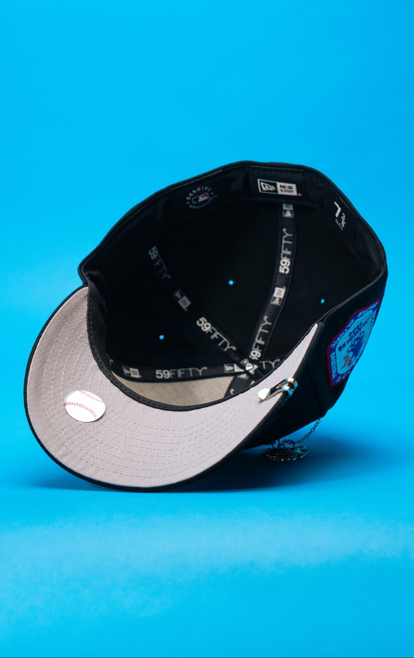 NEW ERA EXCLUSIVE 59FIFTY BLACK LOS ANGELES DODGERS "HEAVENLY CITY" W/ 1984 OLYMPIC SIDE PATCH