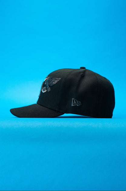 NEW ERA EXCLUSIVE 59FIFTY BLACK LOS ANGELES DODGERS "HEAVENLY CITY" W/ 1984 OLYMPIC SIDE PATCH