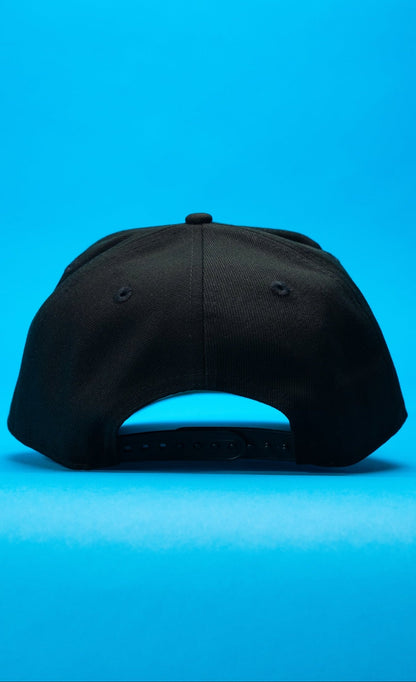 NEW ERA 9FIFTY A-FRAME BLACK HOUSTON ASTROS SNAPBACK W/ 40TH ANNIVERSARY SIDE PATCH
