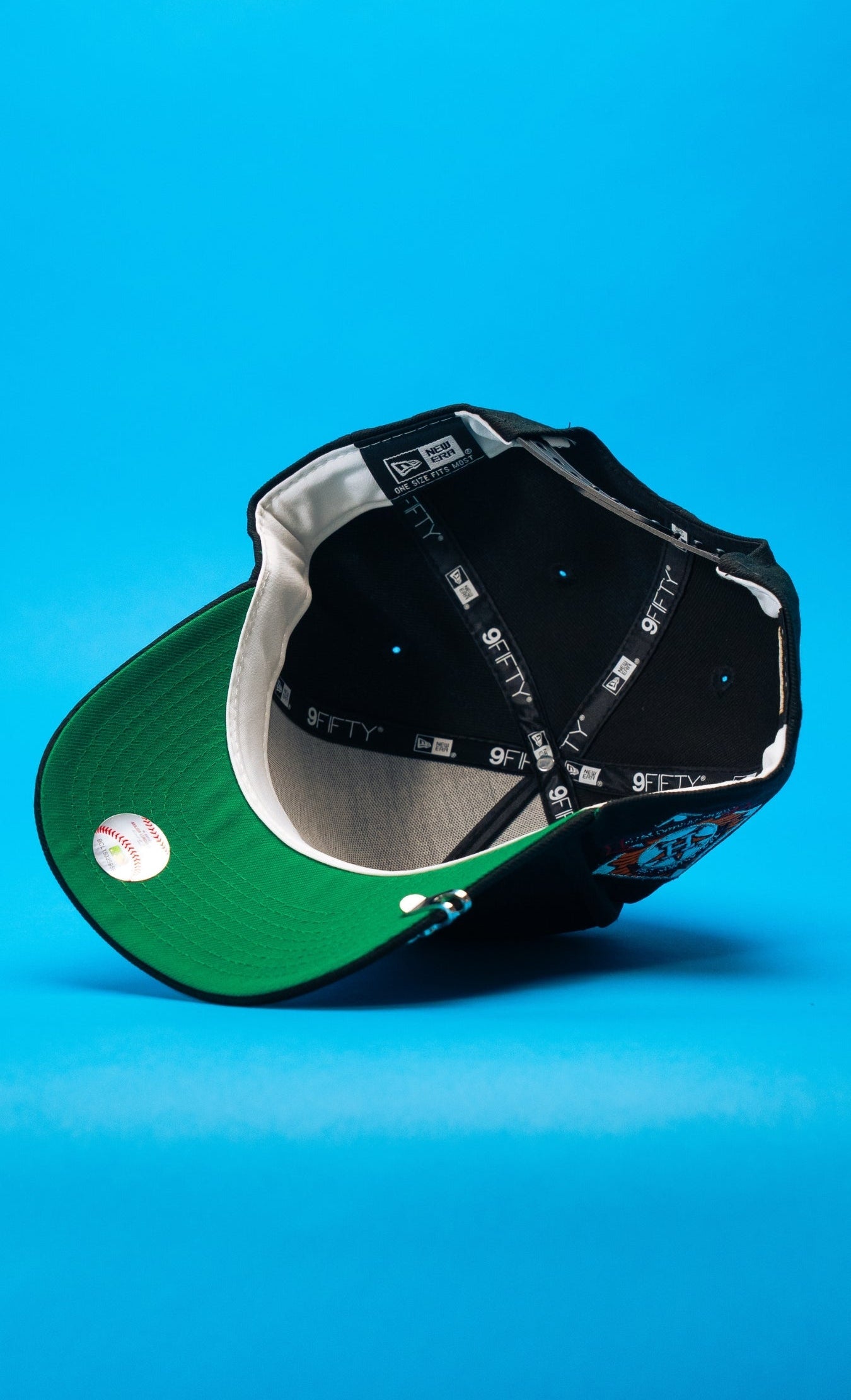 NEW ERA 9FIFTY A-FRAME BLACK HOUSTON ASTROS SNAPBACK W/ 40TH ANNIVERSARY SIDE PATCH