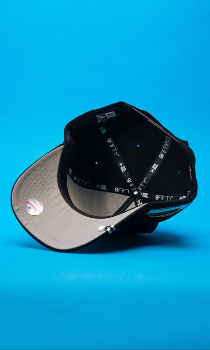 NEW ERA 9FIFTY A-FRAME BLACK HOUSTON ASTROS SNAPBACK W/ ASTRODOME SIDE PATCH