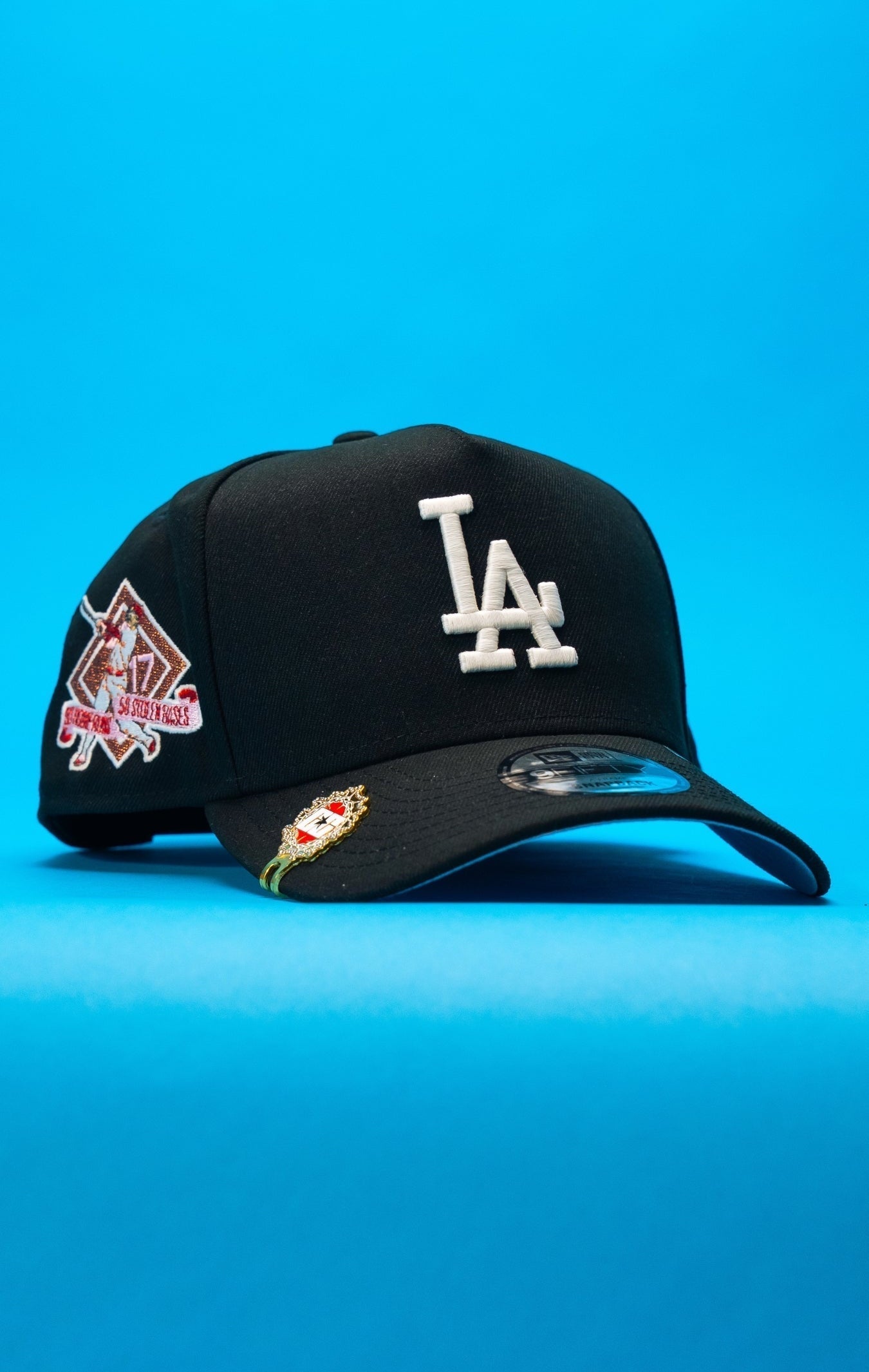 NEW ERA 9FIFTY A-FRAME BLACK LOS ANGELES DODGERS SNAPBACK W/ SHOHEI OHTANI SIDE PATCH