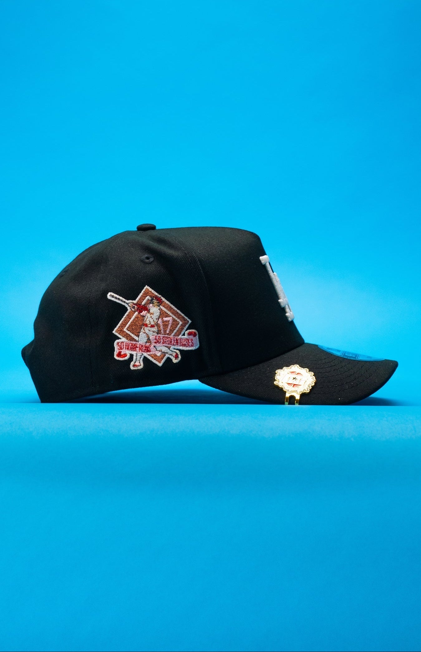 NEW ERA 9FIFTY A-FRAME BLACK LOS ANGELES DODGERS SNAPBACK W/ SHOHEI OHTANI SIDE PATCH