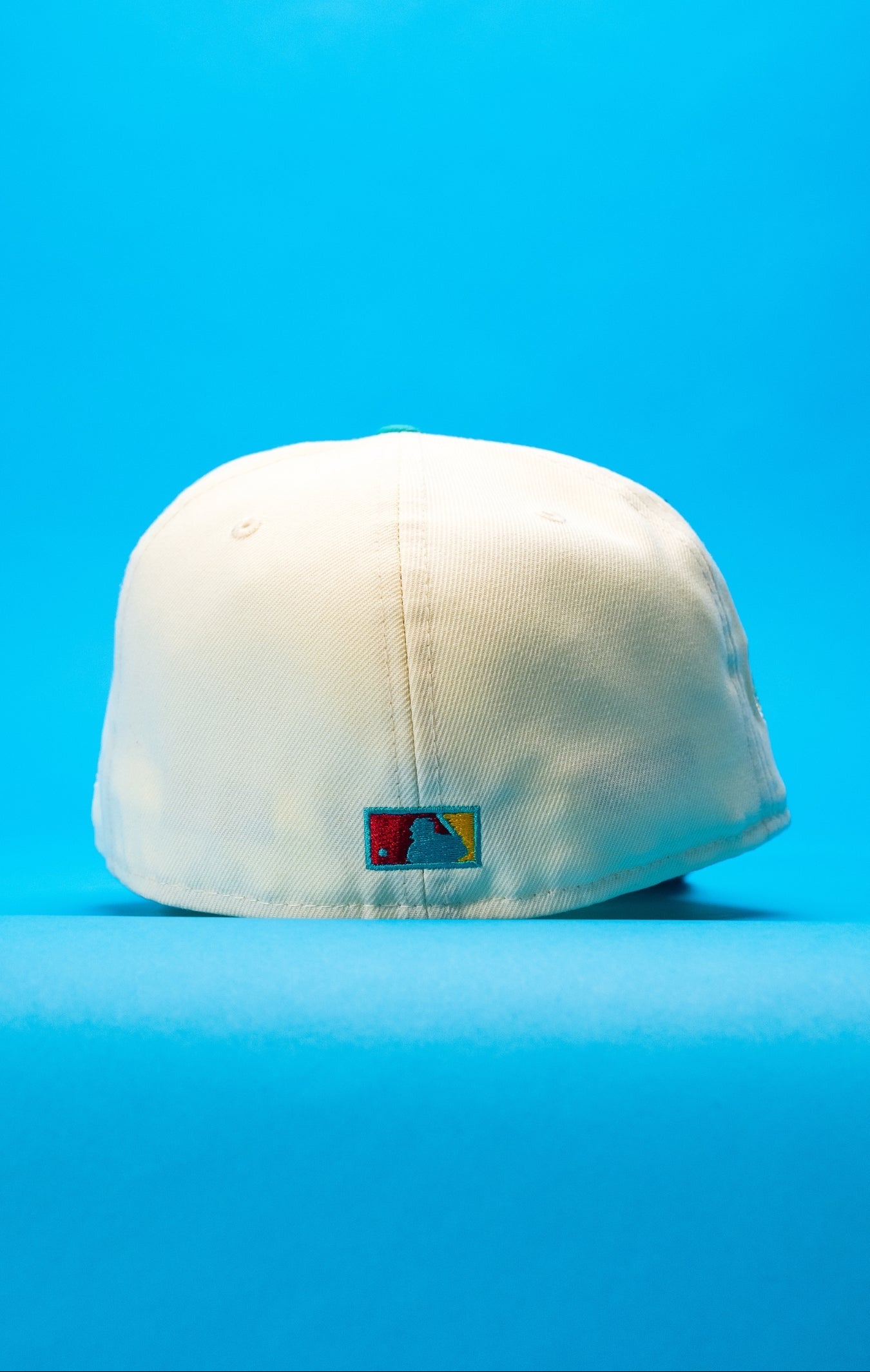 NEW ERA EXCLUSIVE 59FIFTY CHROME/TURQUOISE LOS ANGELES DODGERS W/ 100TH ANNIVERSARY SIDE PATCH