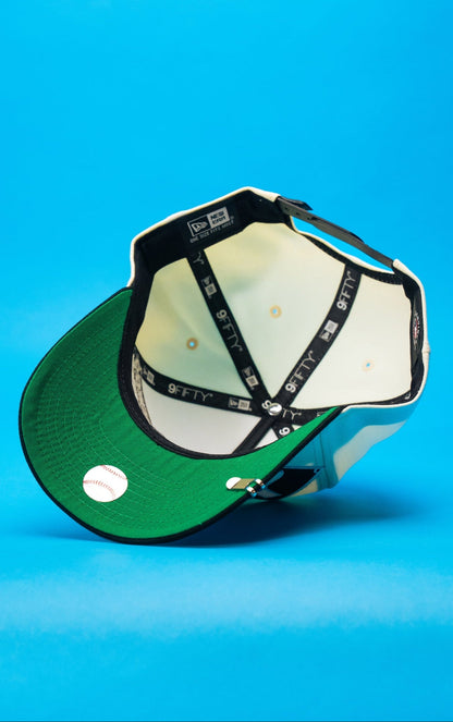 NEW ERA 9FIFTY A-FRAME CHROME/BLACK CHICAGO WHITE SOX SNAPBACK W/ 1900 EMBROIDERY