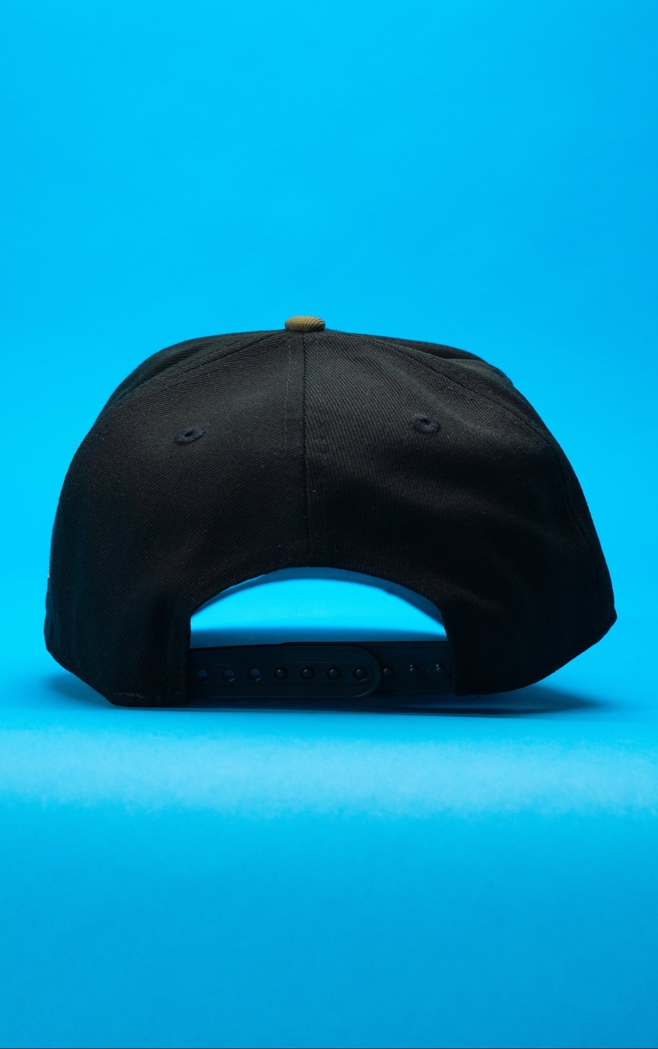 NEW ERA 9FIFTY A-FRAME BLACK/OLIVE ANAHEIM ANGELS SNAPBACK W/ 50TH ANNIVERSARY SIDE PATCH