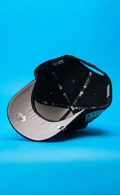 NEW ERA 9FIFTY A-FRAME BLACK NEW YORK YANKEES SNAPBACK W/ YANKEE STADIUM SIDE PATCH