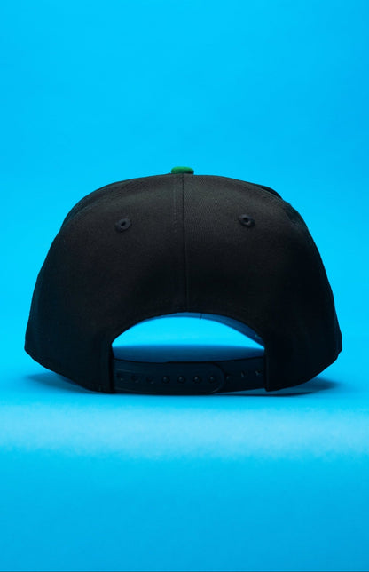 NEW ERA 9FIFTY A-FRAME BLACK/PURPLE ARIZONA DIAMONDBACKS SNAPBACK W/ 1998 INAUGURAL SEASON SIDE PATCH