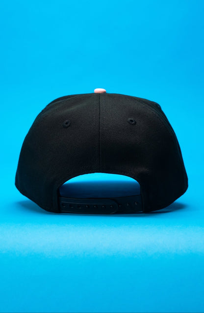 NEW ERA 9FIFTY A-FRAME BLACK/BURGUNDY SAN FRANCISCO GIANTS SNAPBACK W/ ALL STAR WEEK SIDE PATCH