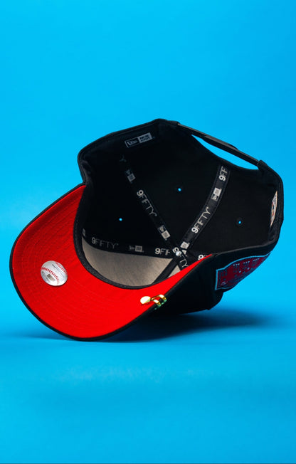NEW ERA 9FIFTY A-FRAME BLACK NEW YORK YANKEES SNAPBACK W/ YANKEE STADIUM SIDE PATCH