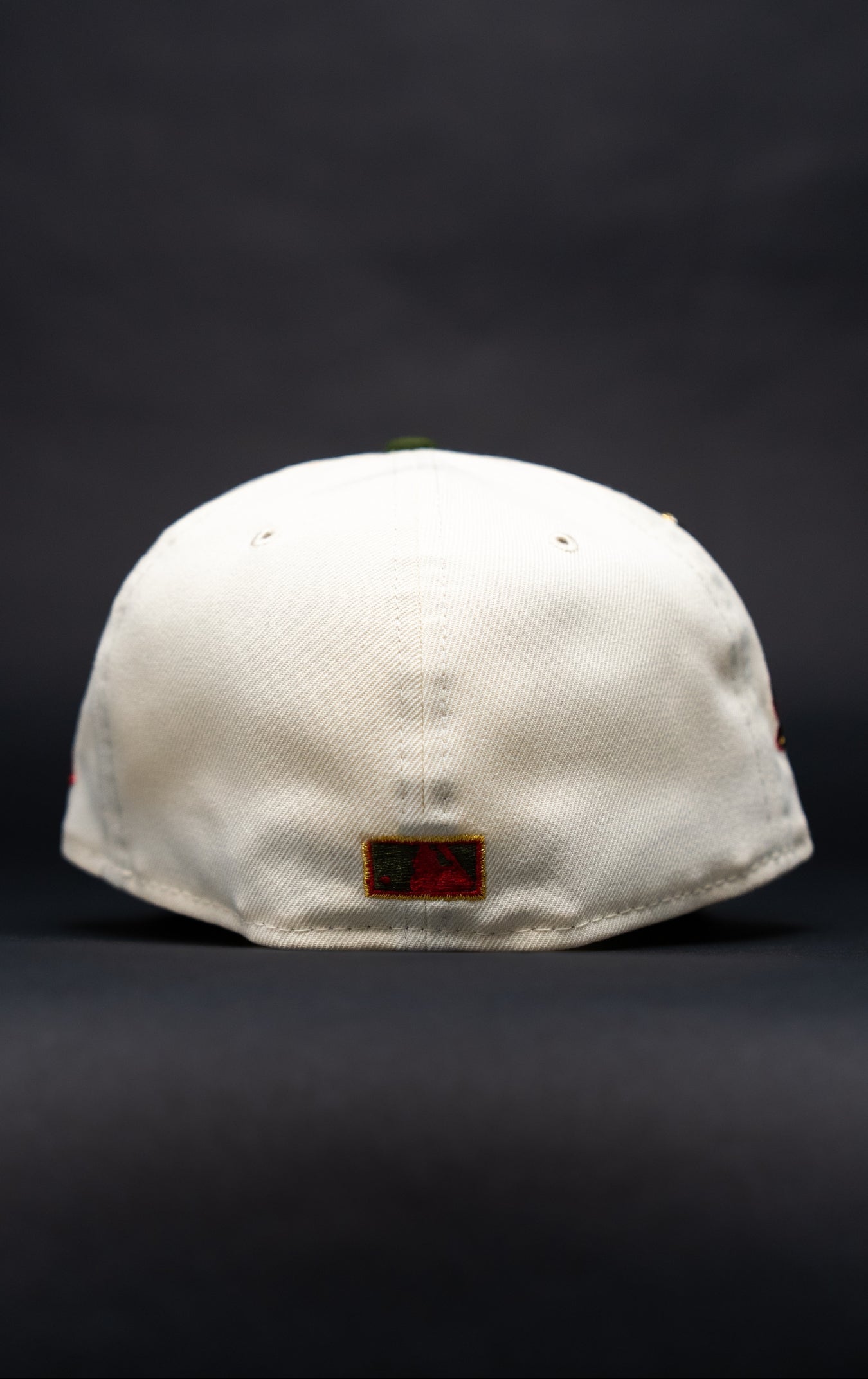 NEW ERA EXCLUSIVE 59FIFTY CHROME/OLIVE LOS ANGELES DODGERS W/ 100TH ANNIVERSARY SIDE PATCH