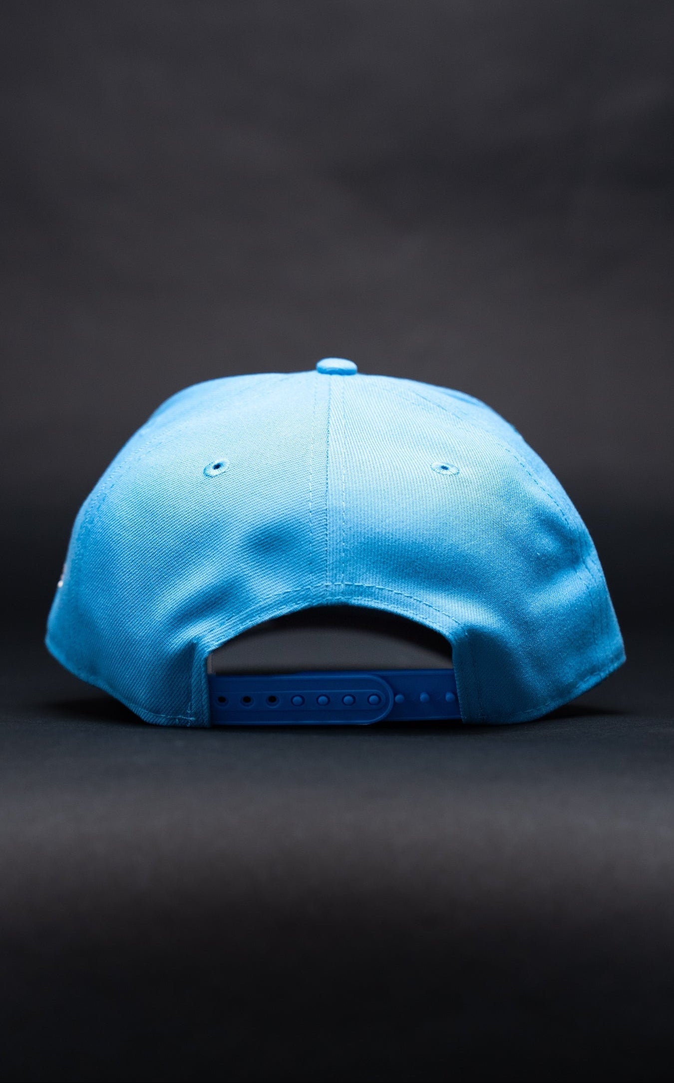NEW ERA 9FIFTY A-FRAME ICY BLUE LOS ANGELES DODGERS W/ ROSE + 50TH ANNIVERSARY SIDE PATCH