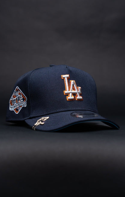 NEW ERA 9FIFTY A-FRAME NAVY LOS ANGELES DODGERS SNAPBACK W/ "VIVA LOS DODGERS" SIDE PATCH