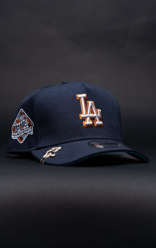 NEW ERA 9FIFTY A-FRAME NAVY LOS ANGELES DODGERS SNAPBACK W/ "VIVA LOS DODGERS" SIDE PATCH