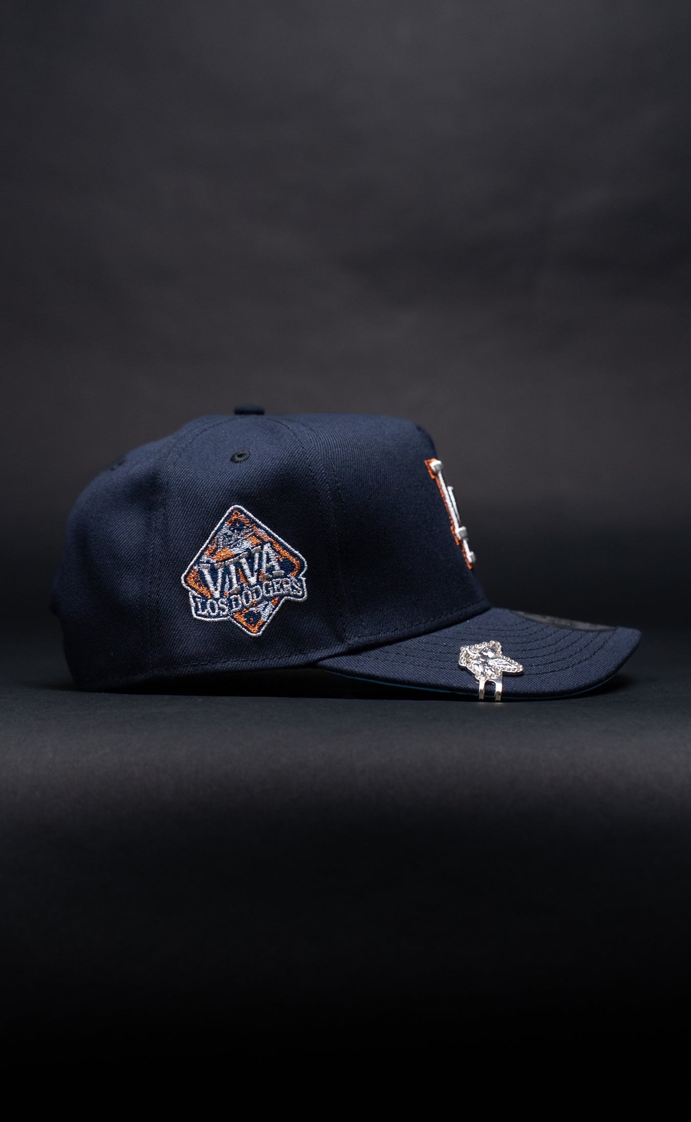 NEW ERA 9FIFTY A-FRAME NAVY LOS ANGELES DODGERS SNAPBACK W/ "VIVA LOS DODGERS" SIDE PATCH