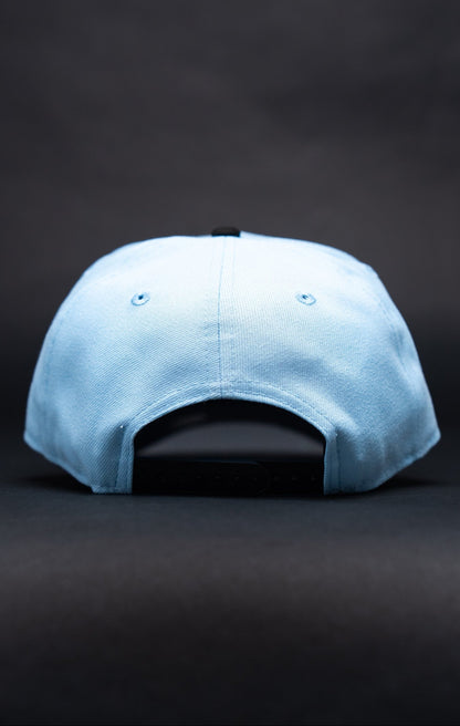 NEW ERA 9FIFTY A-FRAME SKY BLUE HOUSTON ASTROS W/ "35 GREAT YEARS" SIDE PATCH