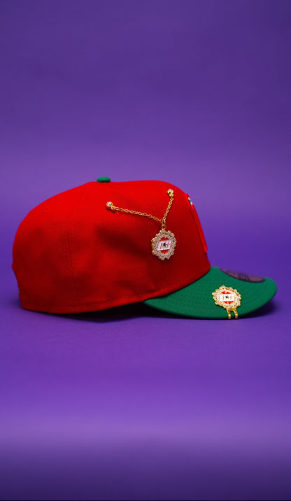 NEW ERA EXCLUSIVE 59FIFTY RED/GREEN MEXICO 2025 WORLD BASEBALL CLASSIC TWO TONE
