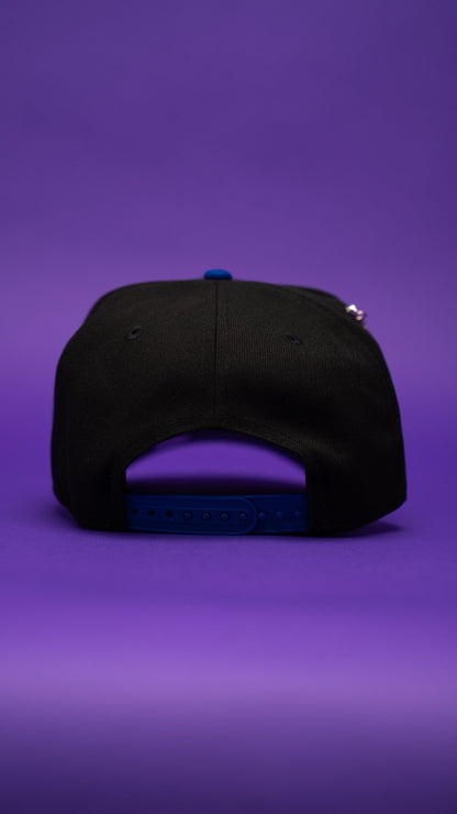 NEW ERA EXCLUSIVE 9FIFTY BLACK/BLUE BOSTON RED SOX SNAPBACK W/ 100TH ANNIVERSARY SIDE PATCH