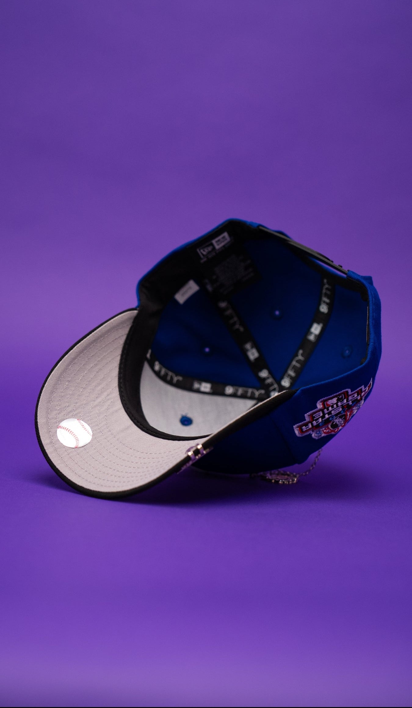 NEW ERA EXCLUSIVE 9FIFTY BLUE/BLACK CHICAGO WHITE SOX SNAPBACK W/ 2003 ALL STAR GAME SIDE PATCH