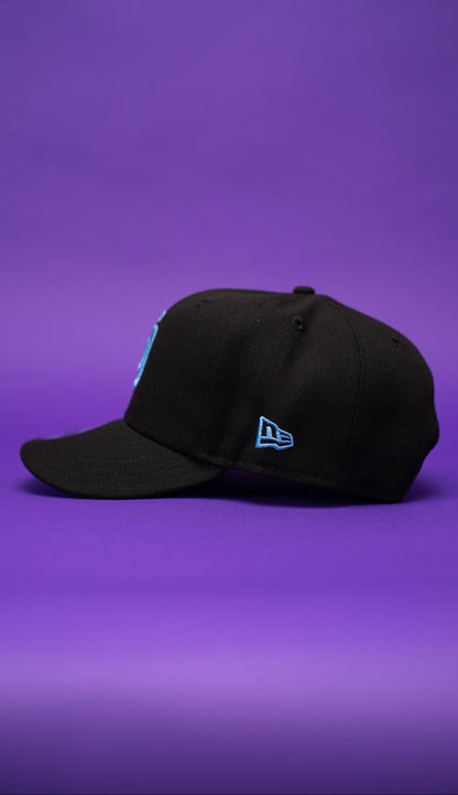 NEW ERA EXCLUSIVE 9FIFTY BLACK SAN DIEGO PADRES SNAPBACK W/ 50TH ANNIVERSARY SIDE PATCH