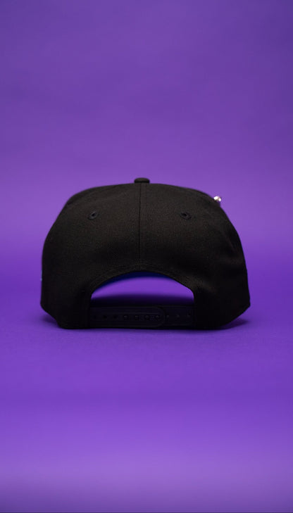 NEW ERA EXCLUSIVE 9FIFTY BLACK SAN DIEGO PADRES SNAPBACK W/ 50TH ANNIVERSARY SIDE PATCH