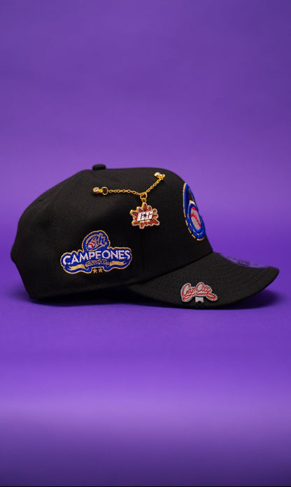 NEW ERA EXCLUSIVE 9FIFTY BLACK CHARROS DE JALISCO SNAPBACK W/ CAMPEONES SIDE PATCH
