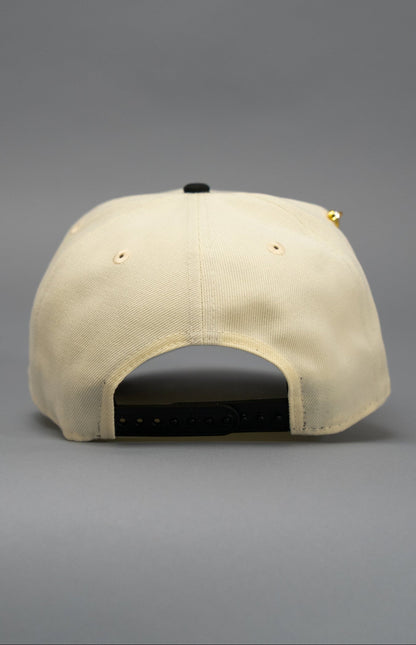 NEW ERA EXCLUSIVE 9FIFTY CHROME/BLACK LOS ANGELES DODGERS SNAPBACK W/ 60TH ANNIVERSARY SIDE PATCH