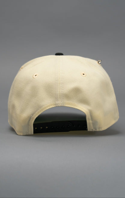 NEW ERA EXCLUSIVE 9FIFTY CHROME/BLACK MIAMI MARLINS SNAPBACK W/ 10TH ANNIVERSARY SIDE PATCH