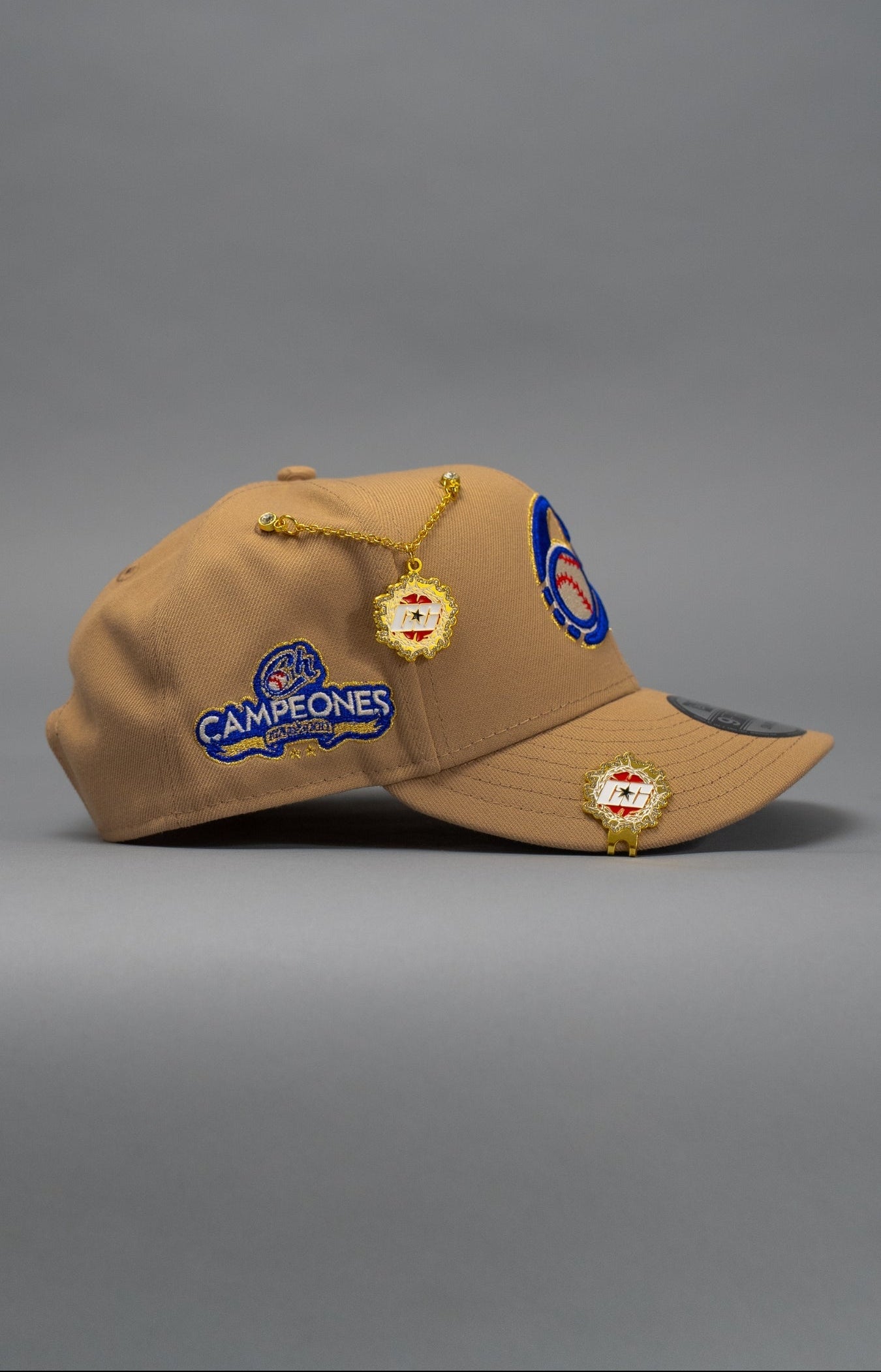 NEW ERA EXCLUSIVE 9FIFTY BEIGE CHARROS DE JALISCO SNAPBACK W/ CAMPEONES SIDE PATCH