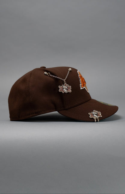 NEW ERA EXCLUSIVE 59FIFTY DARK BROWN LOS ANGELES LAKERS